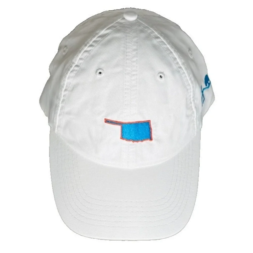 Imperial Oak Tree National Golf Club Oklahoma Performance White Strapback Hat